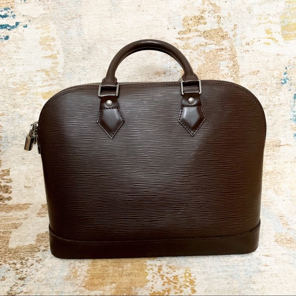 Louis Vuitton Brown Epi Leather Alma w Wallet Set - Picture 10 of 15
